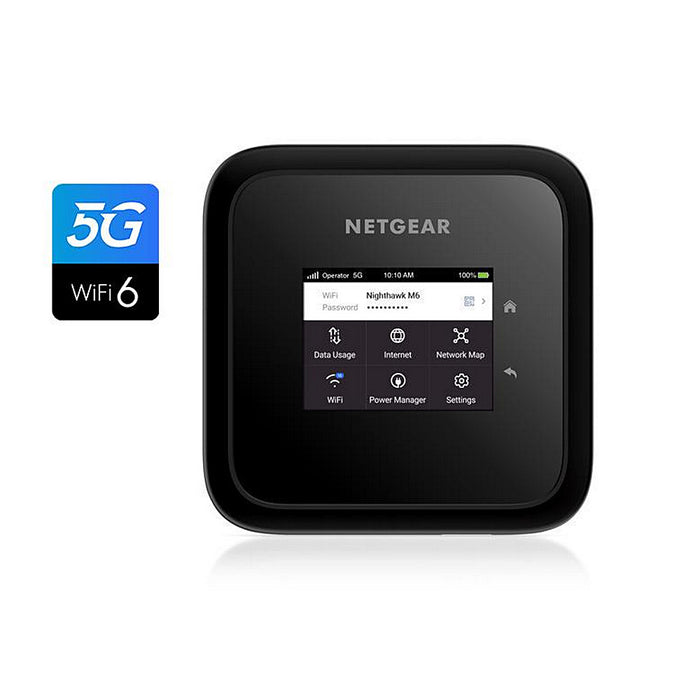 Nighthawk MR6150 M6 5G WiFi 6 Mobile Hotspot Router, Unlocked, Up to 2.5Gbps
