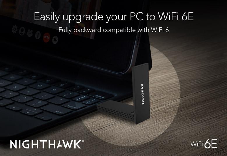 Nighthawk® WiFi 6E USB 3.0接收器 (A8000)