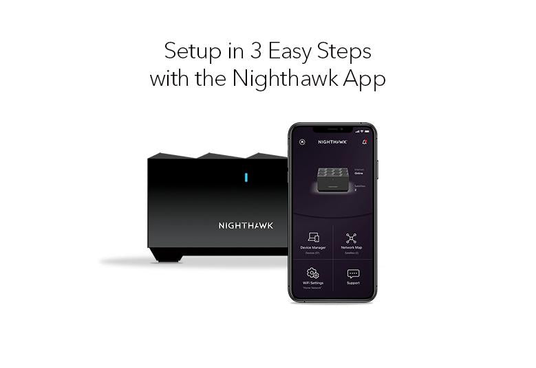 Nighthawk Mesh WiFi 6 System (MK72S)