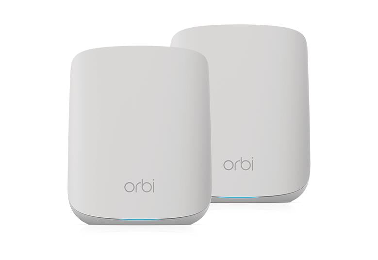 Orbi Dual-Band WiFi 6 Mesh System, 1.8Gbps,Router + 1 Satellite (RBK352)