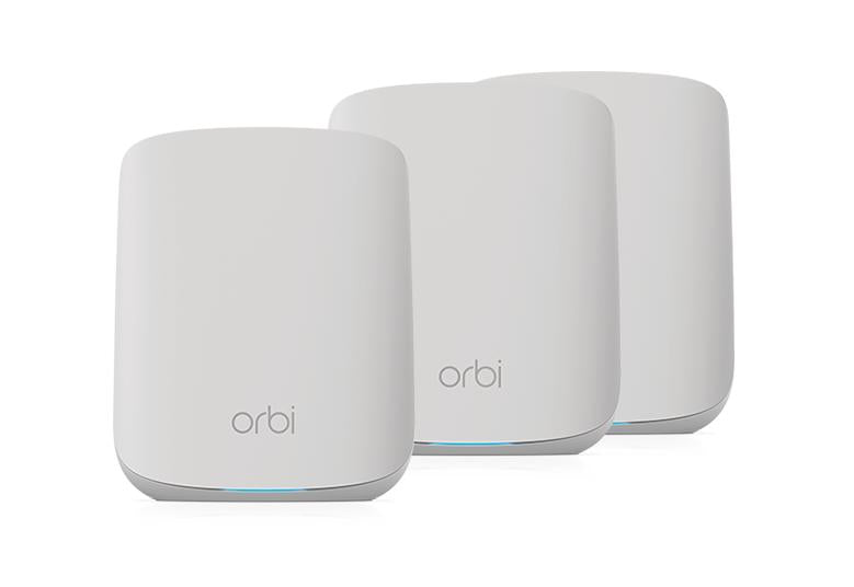 AX1800 WiFi Mesh System (RBK353) Orbi Dual-Band WiFi 6 Mesh System,1.8Gbps,Router + 2 Satellites