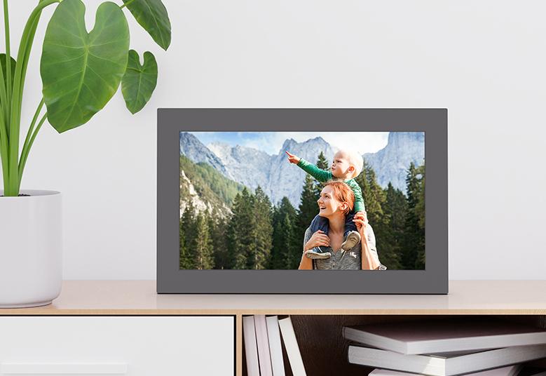 Photo Frame (MC315GDW) Meural Smart WiFi Photo Frame, 15.6” HD Display for Photos, Art & NFTs