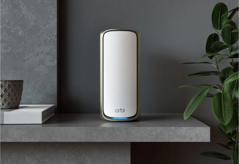 Orbi 970系列四頻WiFi 7 Mesh 系統，白色版，路由器(RBE971S)