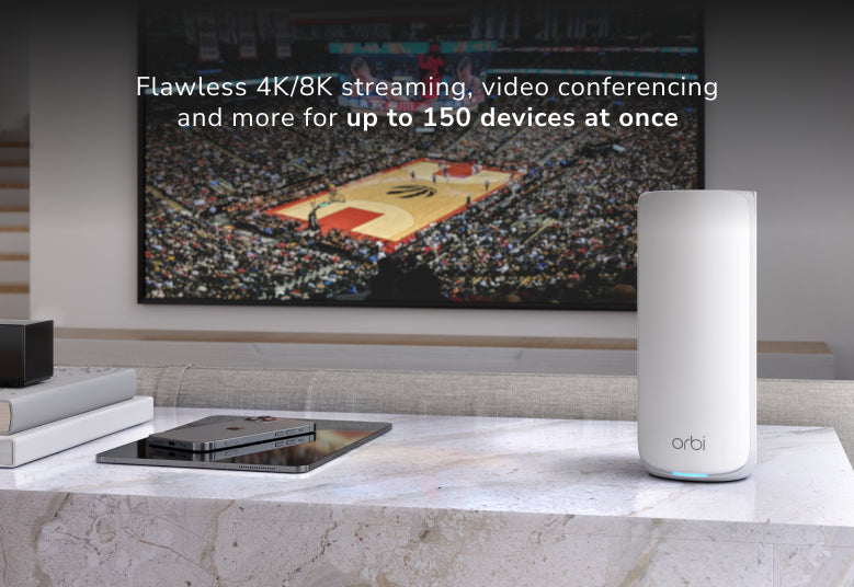 Orbi 870 Series Tri-Band WiFi 7 Mesh 3-Pack (RBE873)